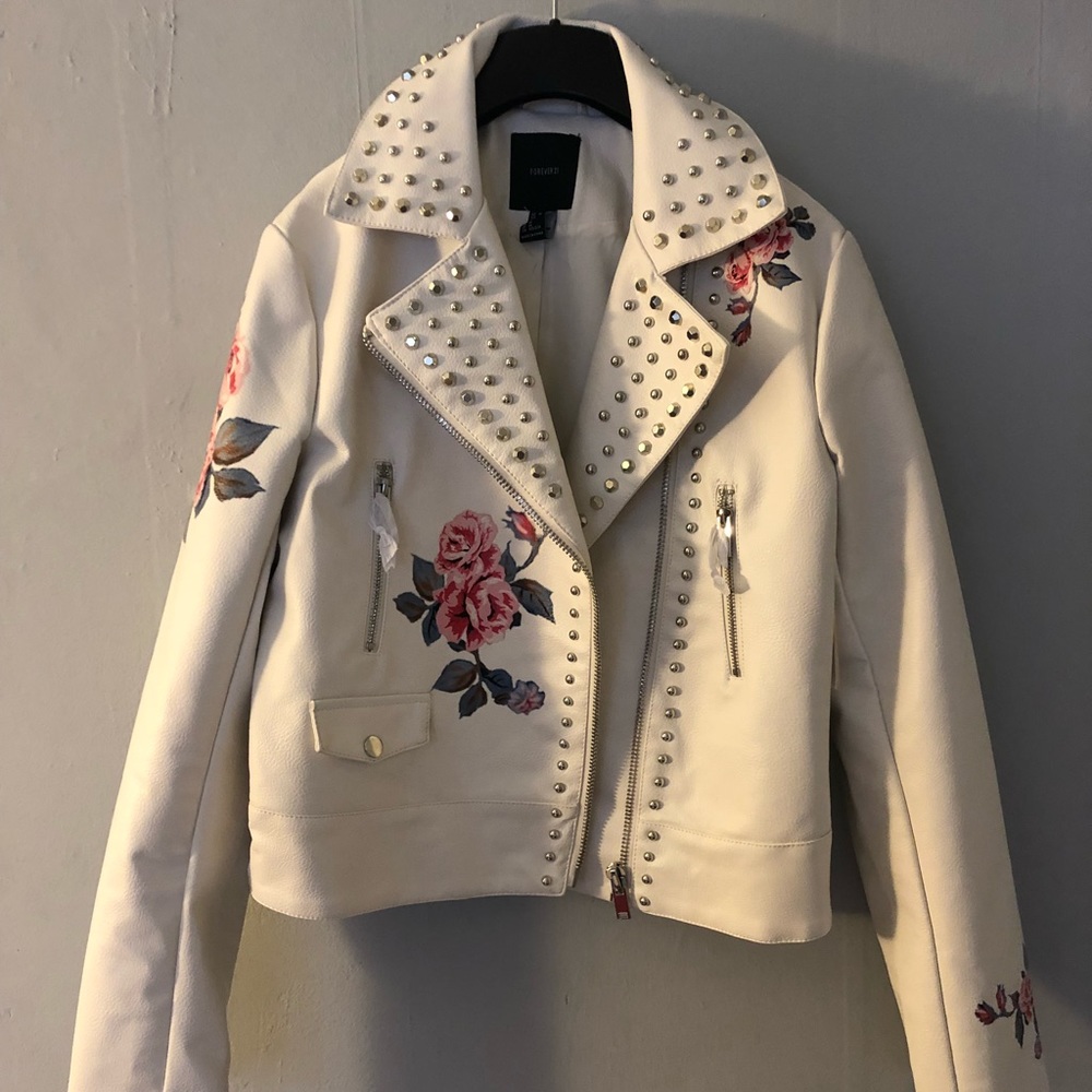 F21 leather jacket